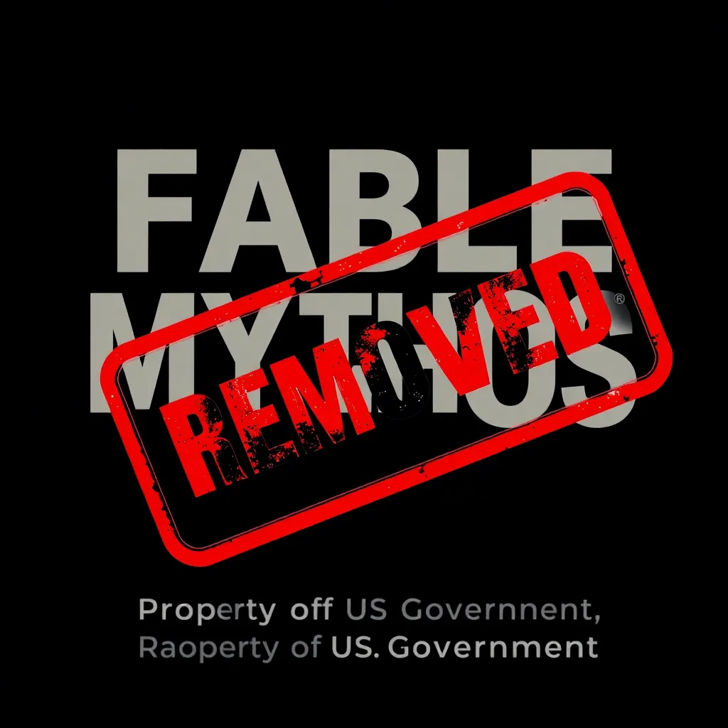 A dramatic illustration representing the Fable 5 AI model ban and reinstatement